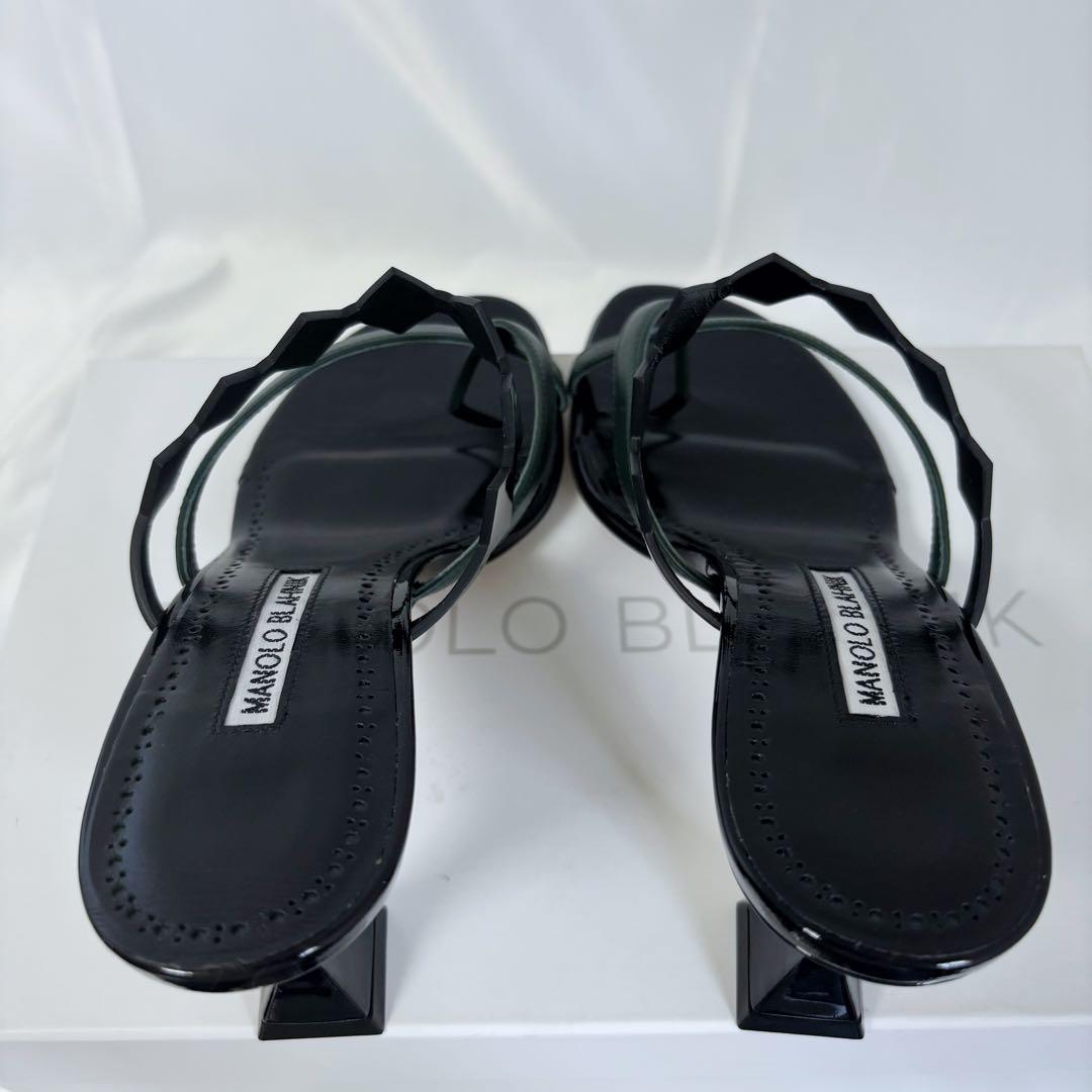 ほぼ未使用✨マノロブラニク　ミュール　SULAFAHI サンダル　37 ブラック