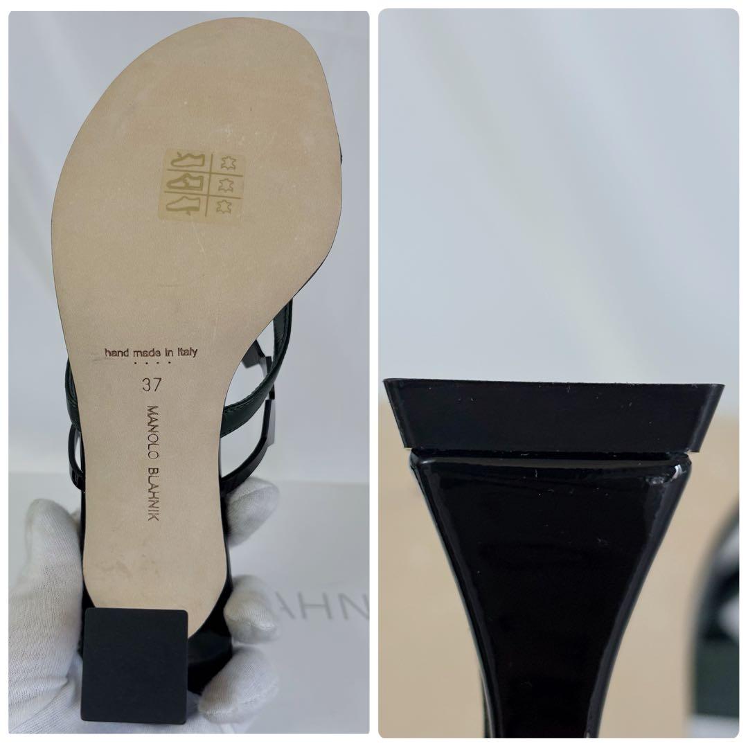ほぼ未使用✨マノロブラニク　ミュール　SULAFAHI サンダル　37 ブラック