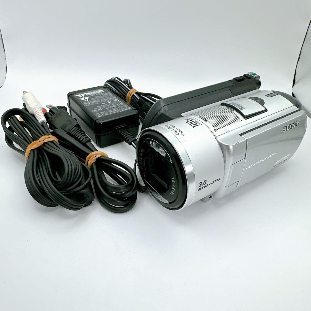 【動作品】 美品 SONY Handycam DCR-SR100 シルバーソニー