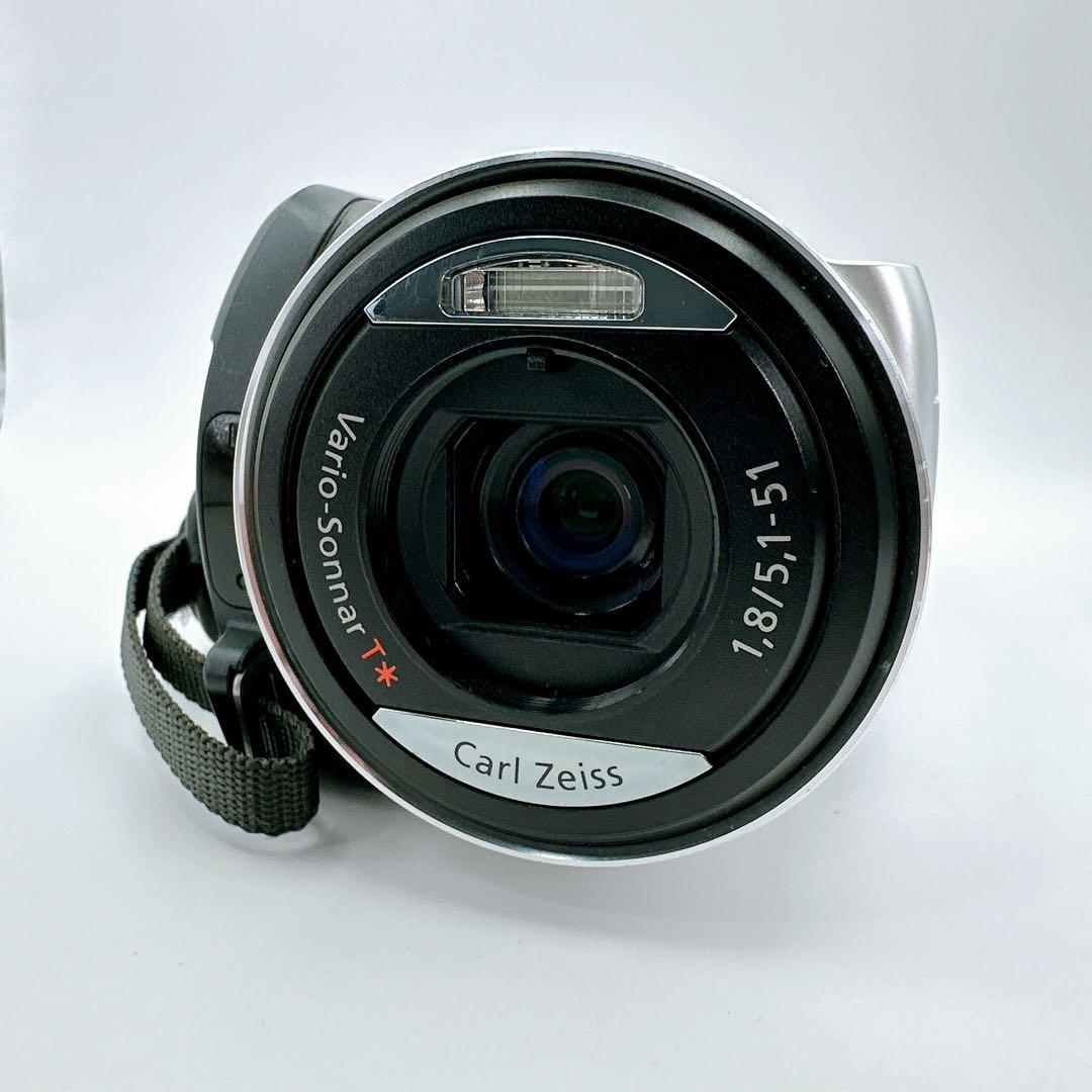 【動作品】 美品 SONY Handycam DCR-SR100 シルバーソニー