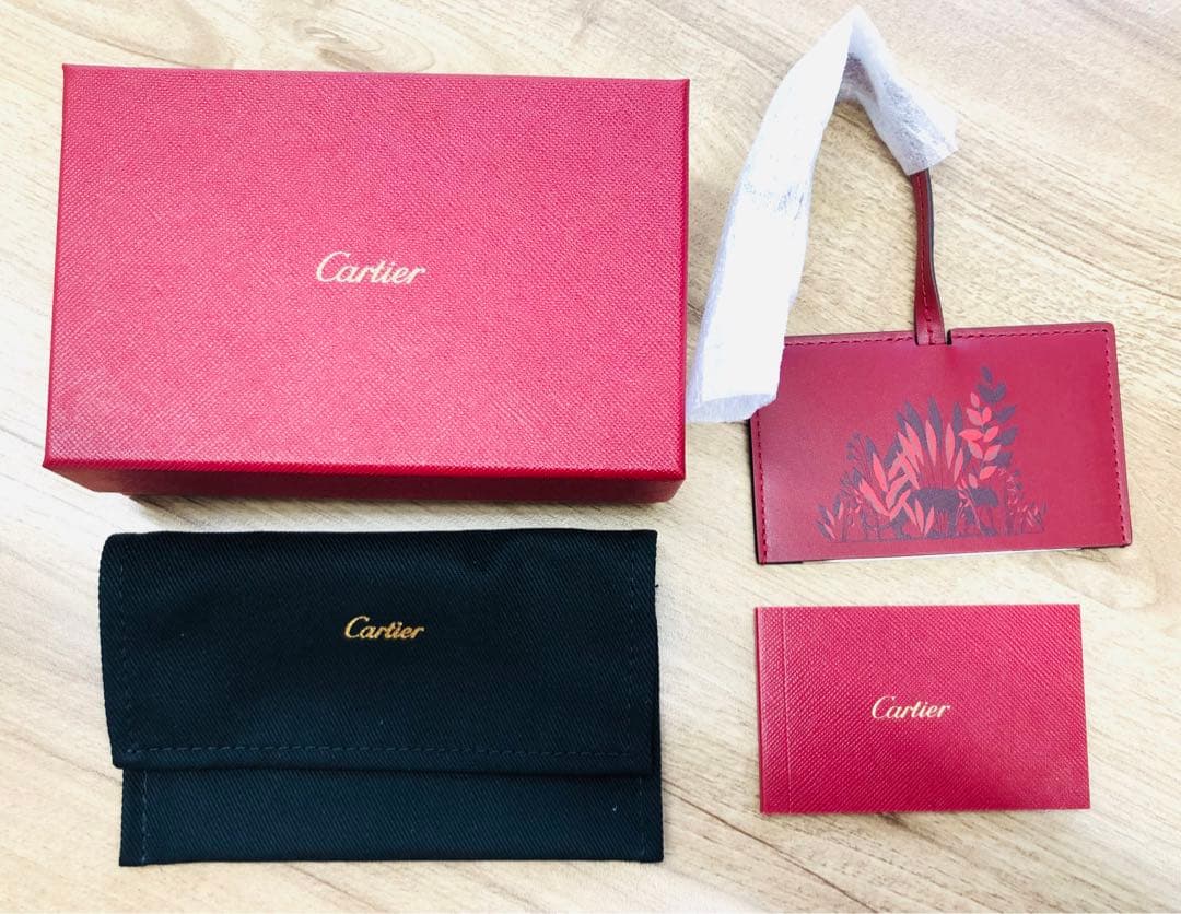 新品！ Cartie カルティエ ハンドミラー 鏡 ミラー 手鏡 ケース付き