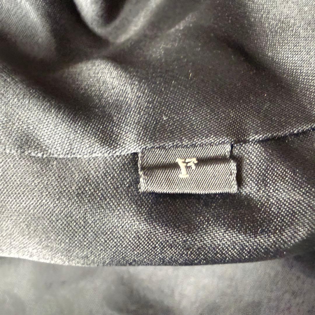 サガミンク 2382 毛皮 シェアードミンク ロールアップ　ロングコート 総柄