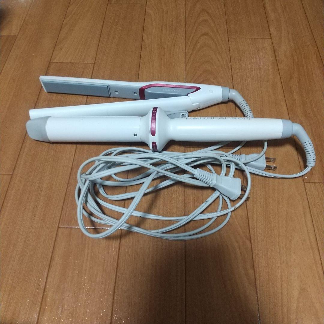 HAIRBEAURON ストレート＆カールヘアアイロン セット