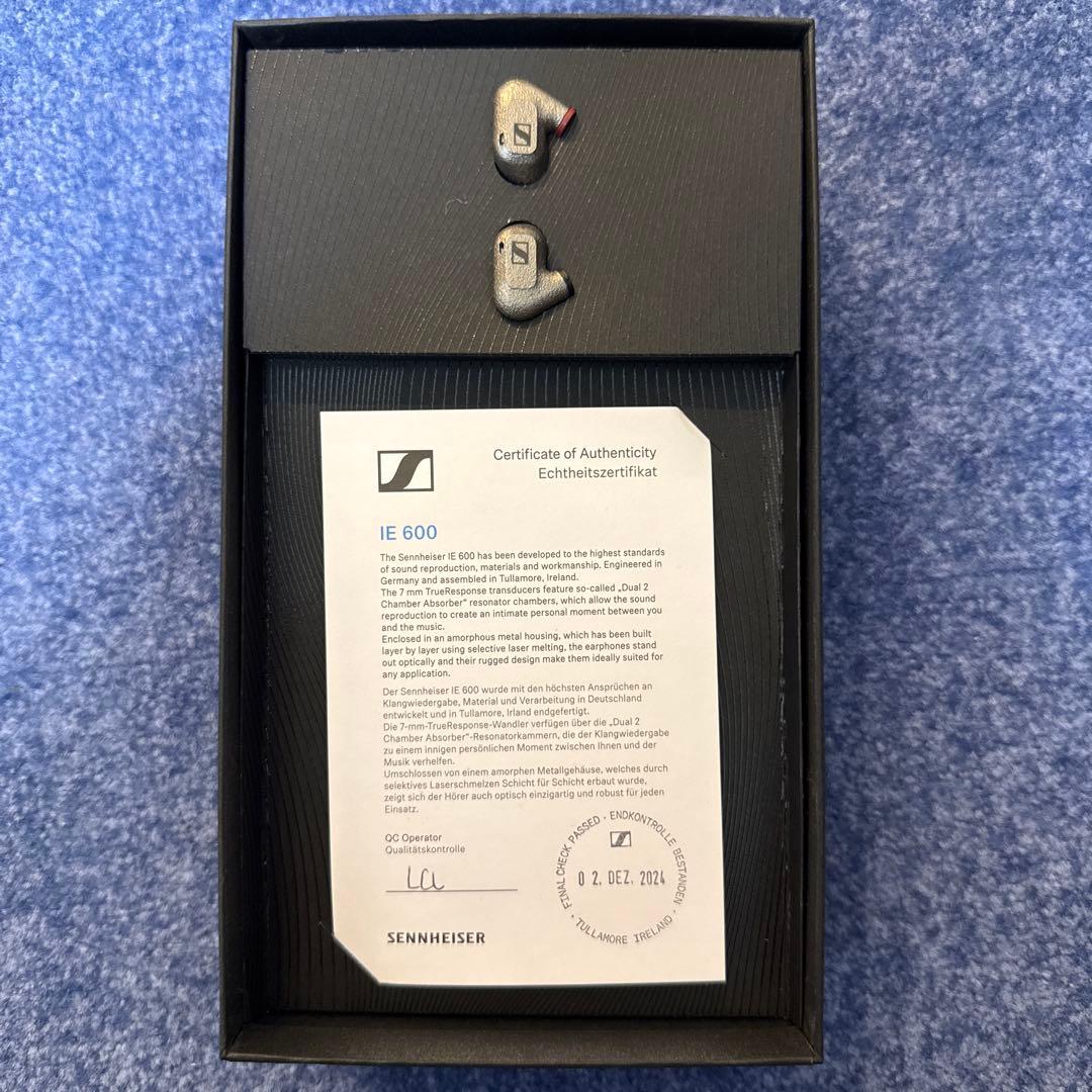 【訳アリ特価】Sennheiser IE 600 + 豪華セット