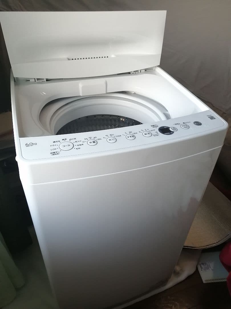 新品に近い　コジマオリジナル　洗濯機　6kg 2025年製