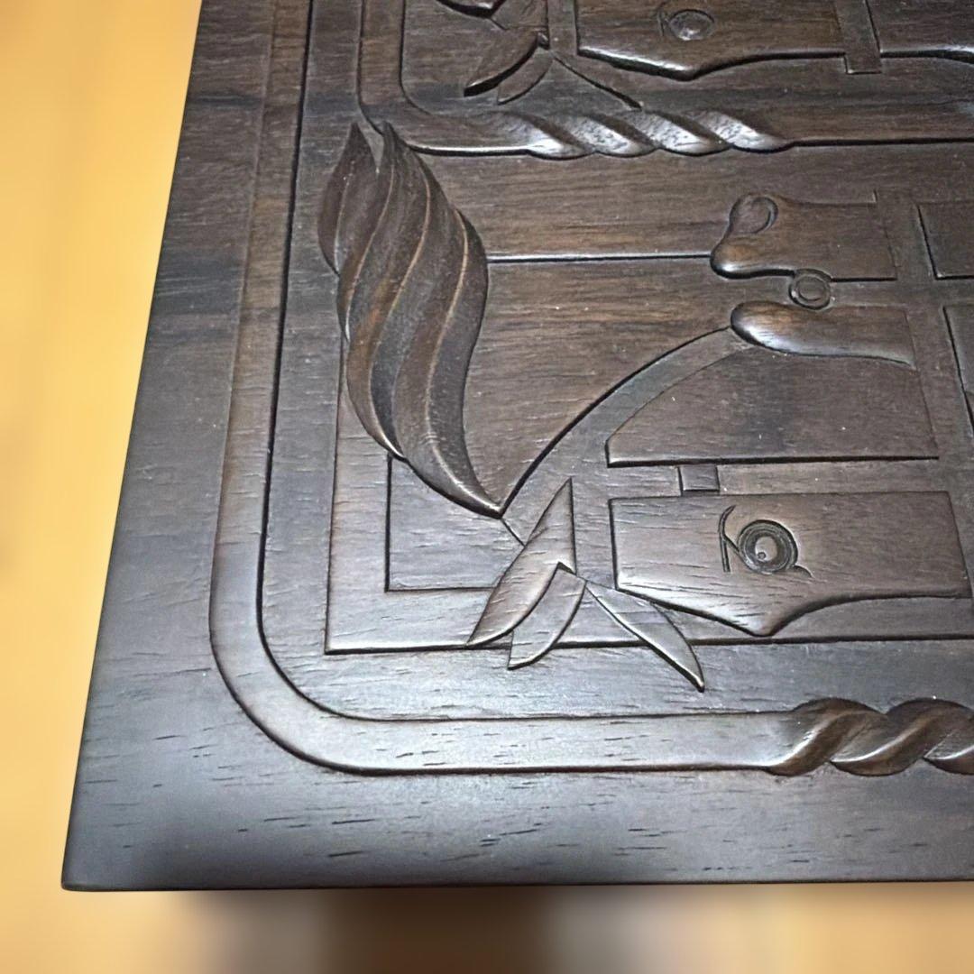 エルメス HERMES ケース ウッドボックス　ホースデザイン