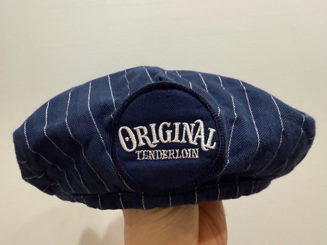 TENDERLOIN ネイビー ストライプ ベレー帽