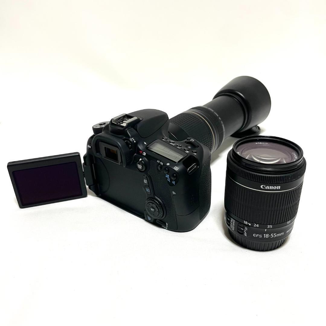 初心者セット❣️ Canon EOS 70D 超望遠Wレンズキット すぐ使える✨