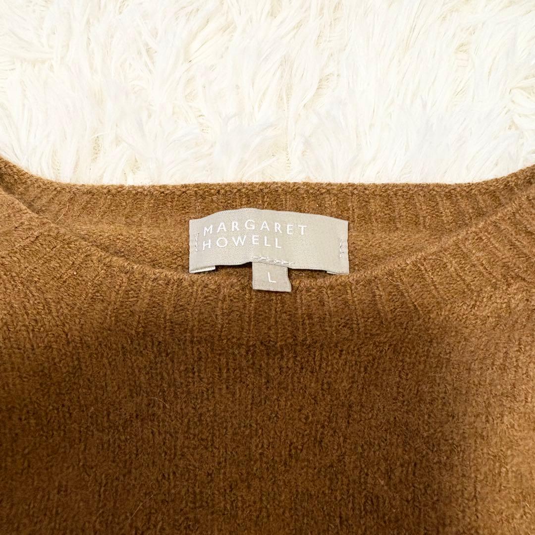 MARGARET HOWELL カシミヤ混 ニット ブラウン