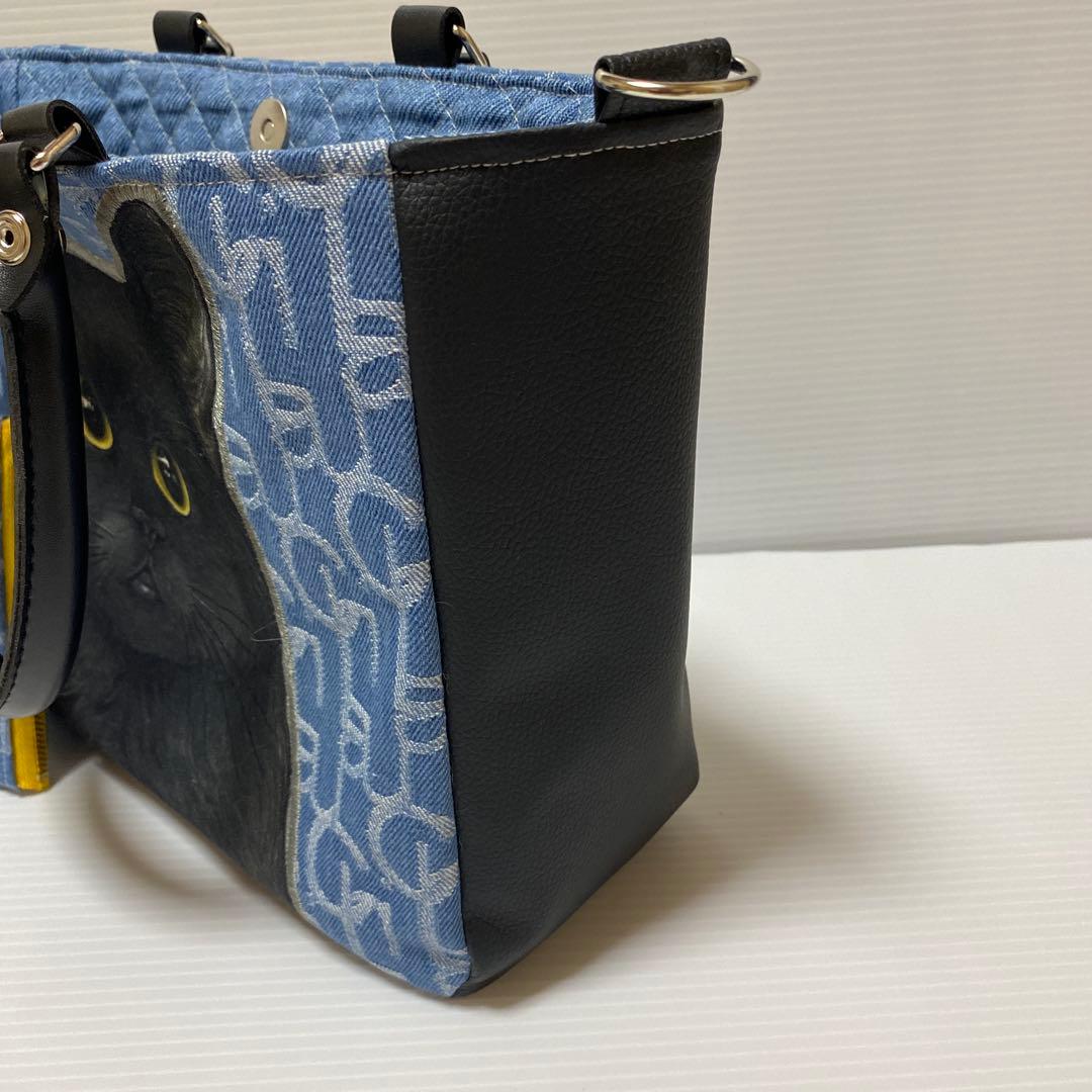 ゆ*ら様 コヤンイサムチョン　ショルダートートバッグ　黒猫