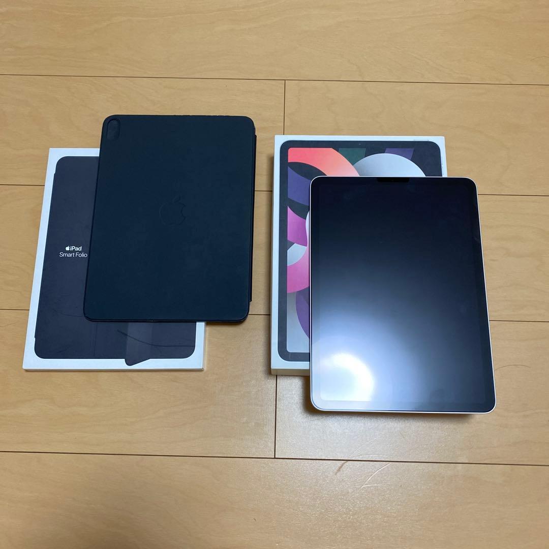 【未使用】Apple iPad Air第4世代 シルバー+Smart Folio