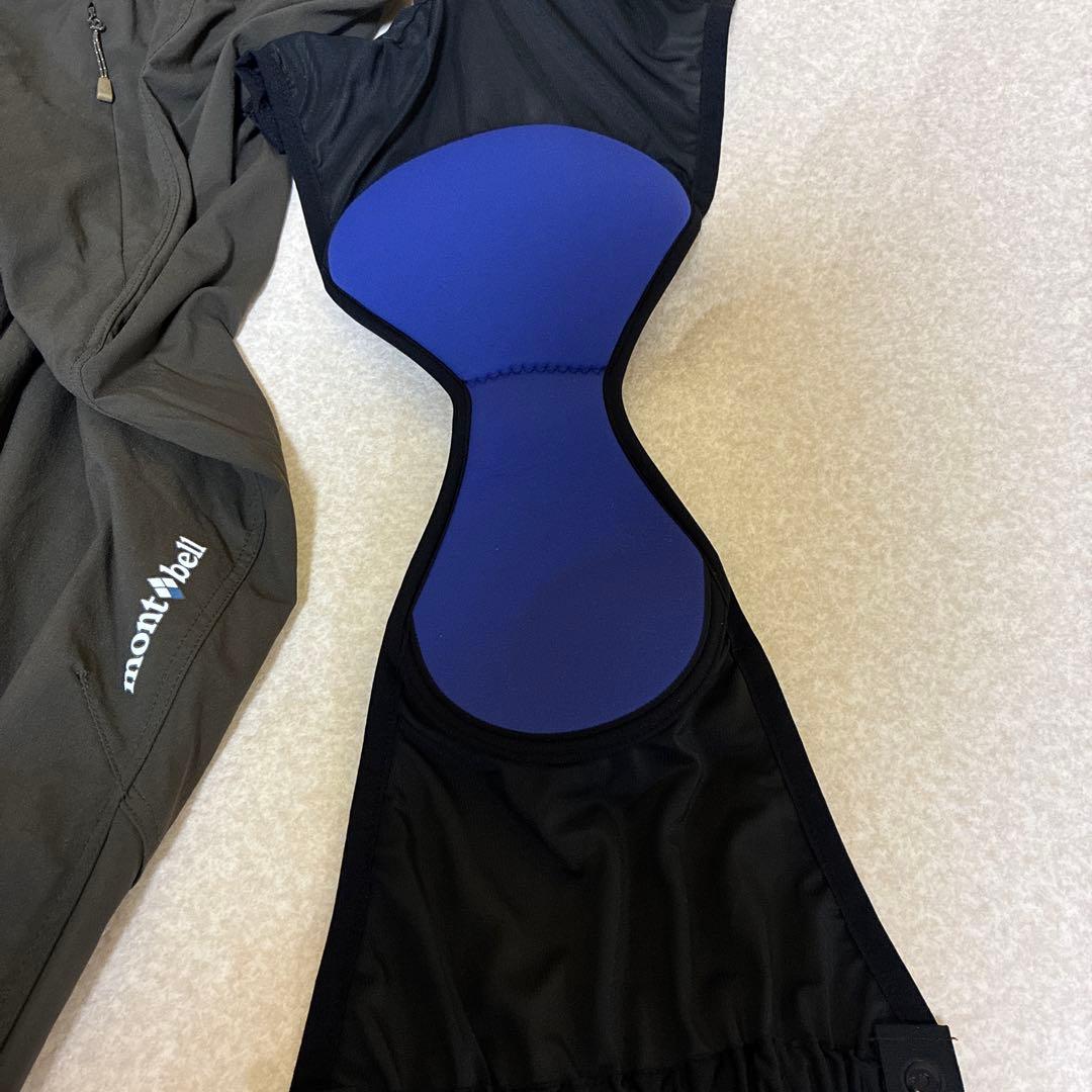 未使用　モンベル　サイクルライニングパンツ Men's L ブラックオリーブ