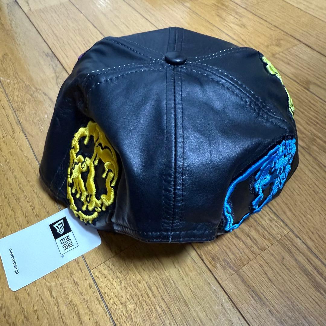 new era jeremy scott レザー キャップ 新品タグ付き