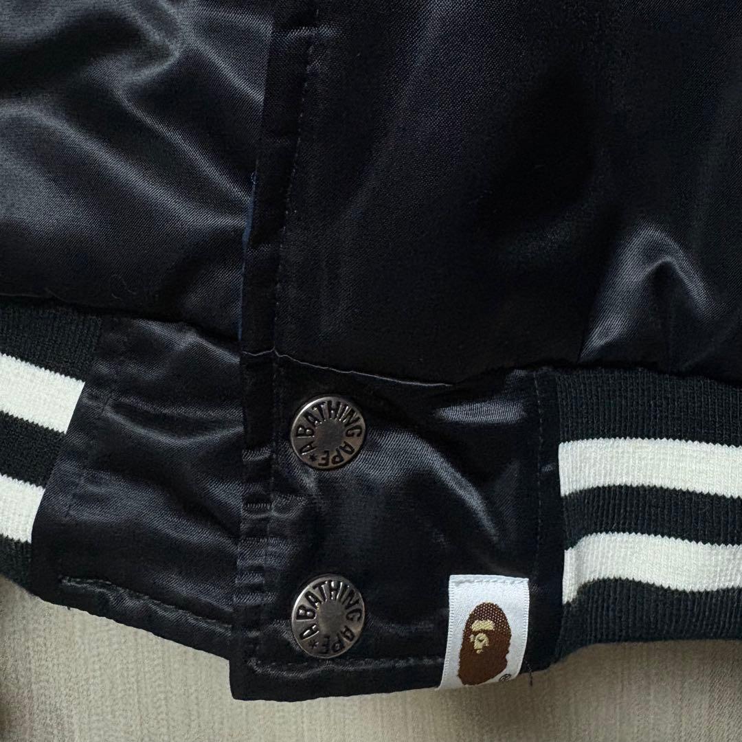 A BATHING APE ブラックスタジャン リバーシブル ジャケット