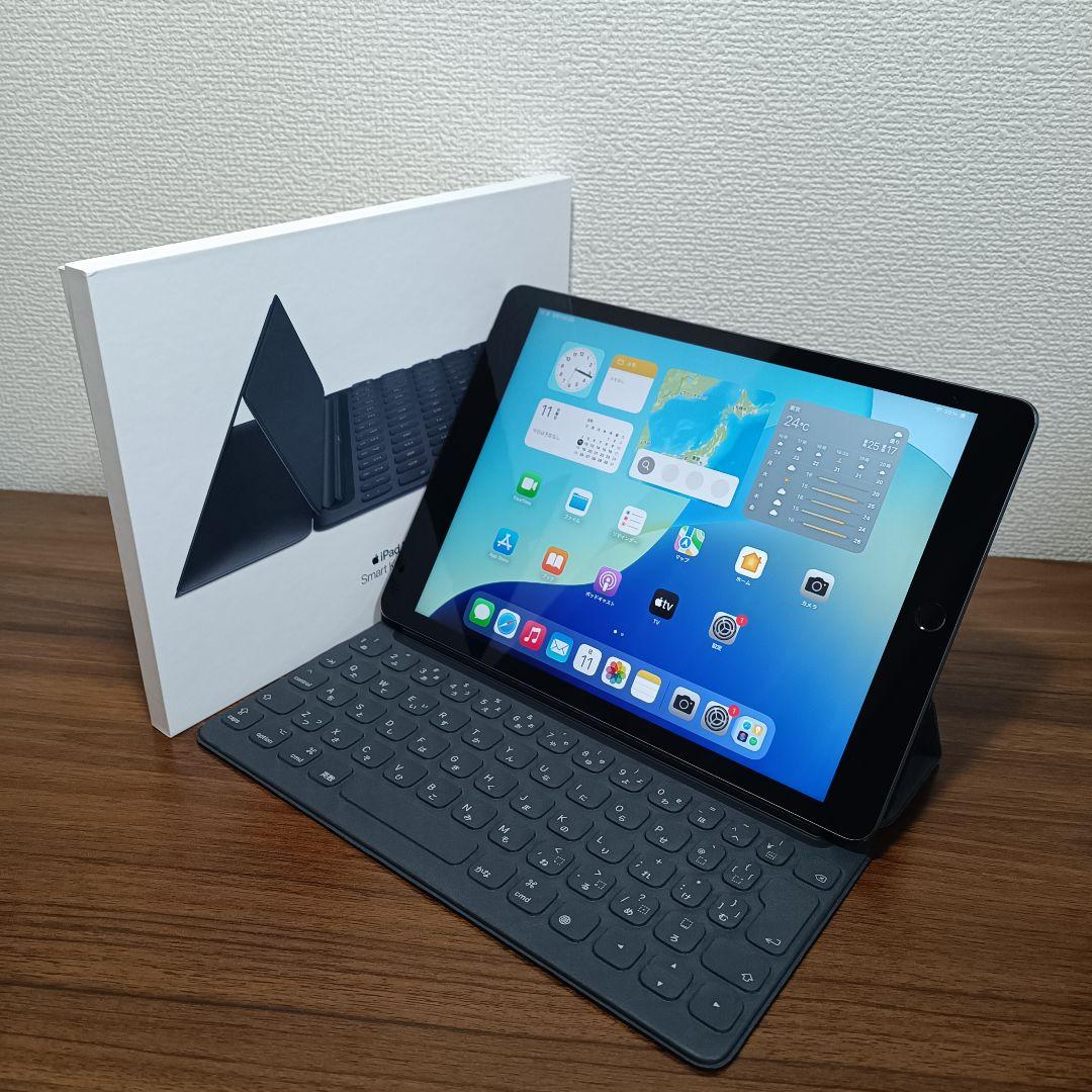 iPad 第9世代 Cellular 64GB、 Smart Keyboard