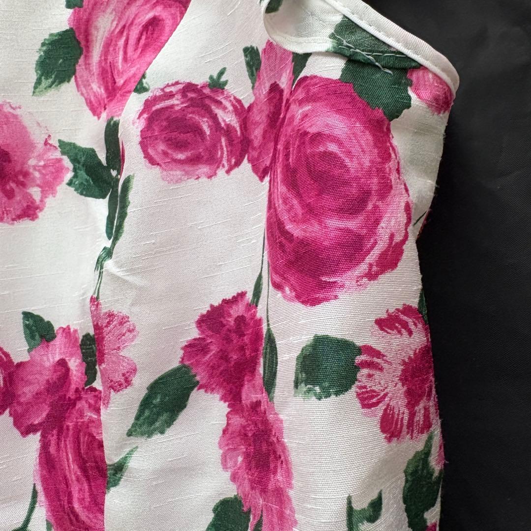 【未使用級】ウエストリボン　バルーンワンピース　エムズグレイシー　薔薇　38