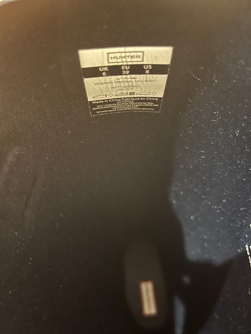 HUNTERレインブーツORIGINAL TALLWFT1000RMAネイビー