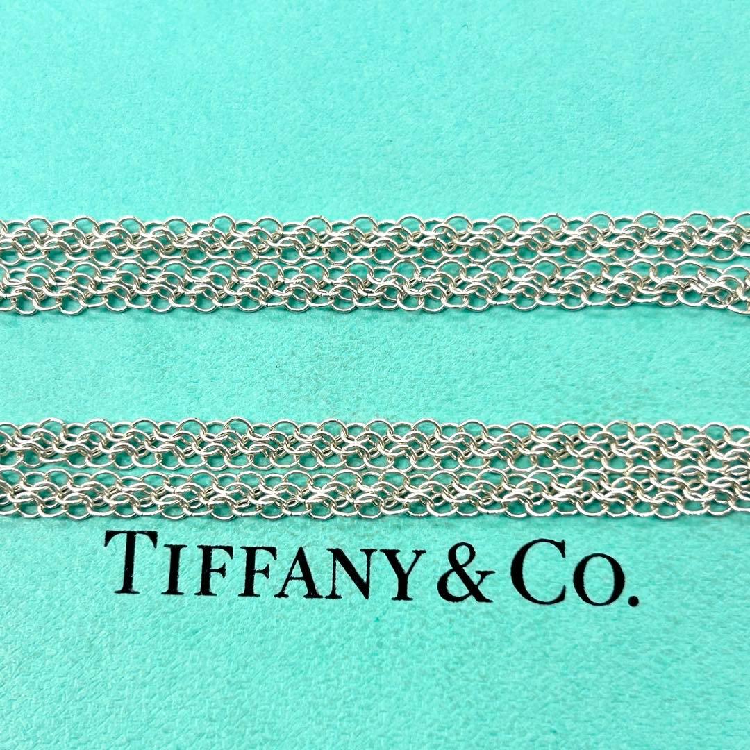 希少　ティファニー　メッシュ　チェーンのみ　ネックレス　シルバー　約80cm