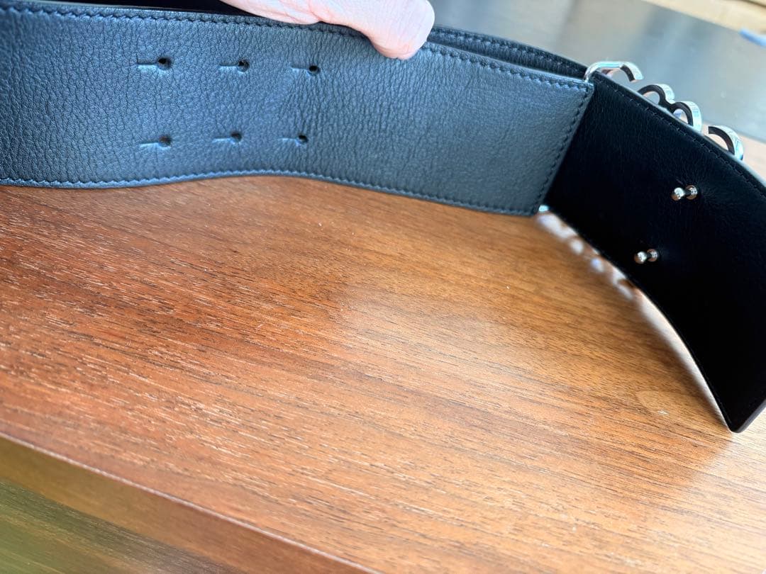 ロエベ　レザーベルト　LOEWE