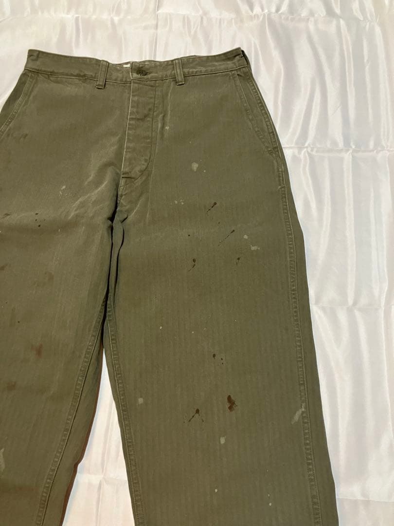 専用HERILL 24aw USMC HBT Pants olive サイズ1