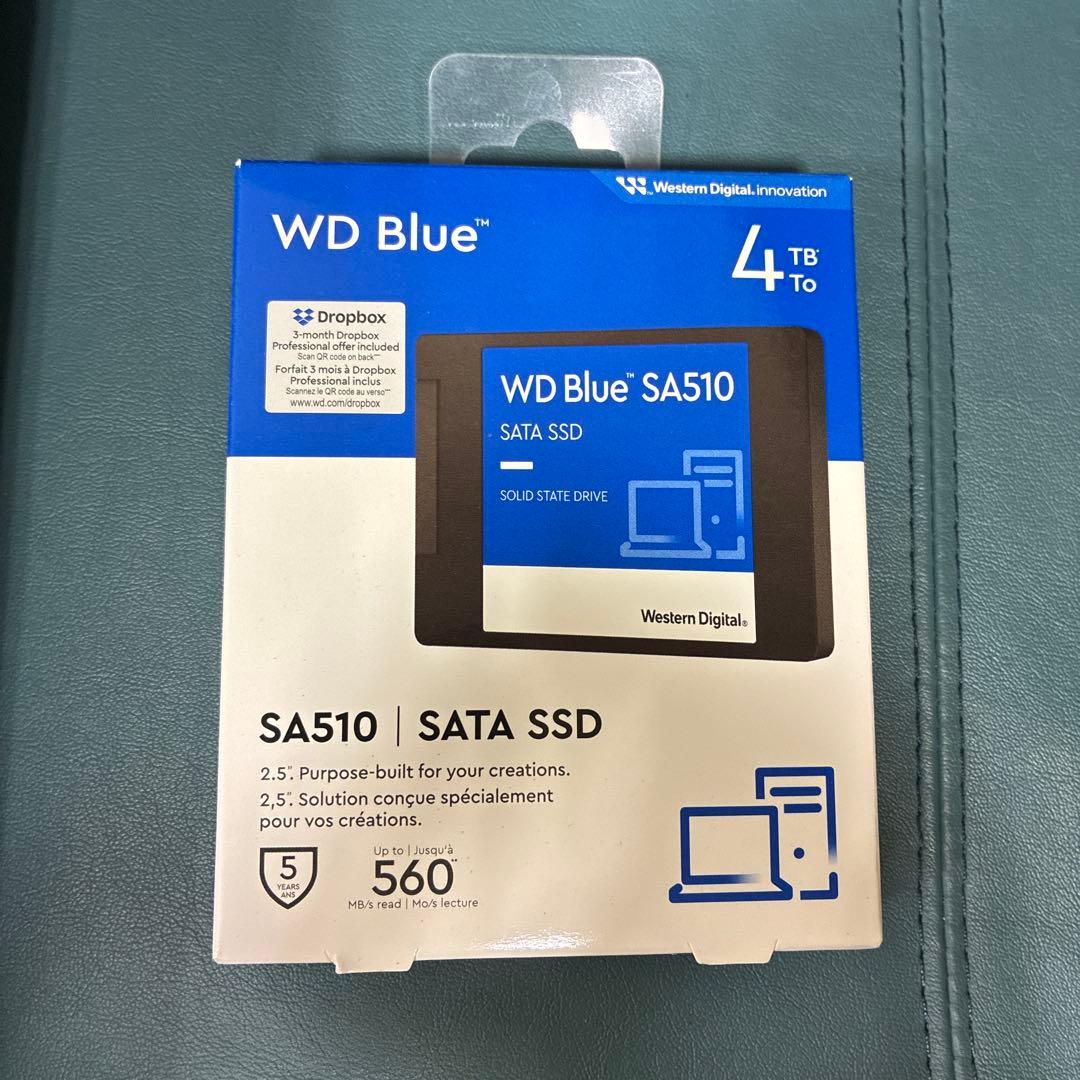 WD blue SA510 4TB SSD 新品、未開封