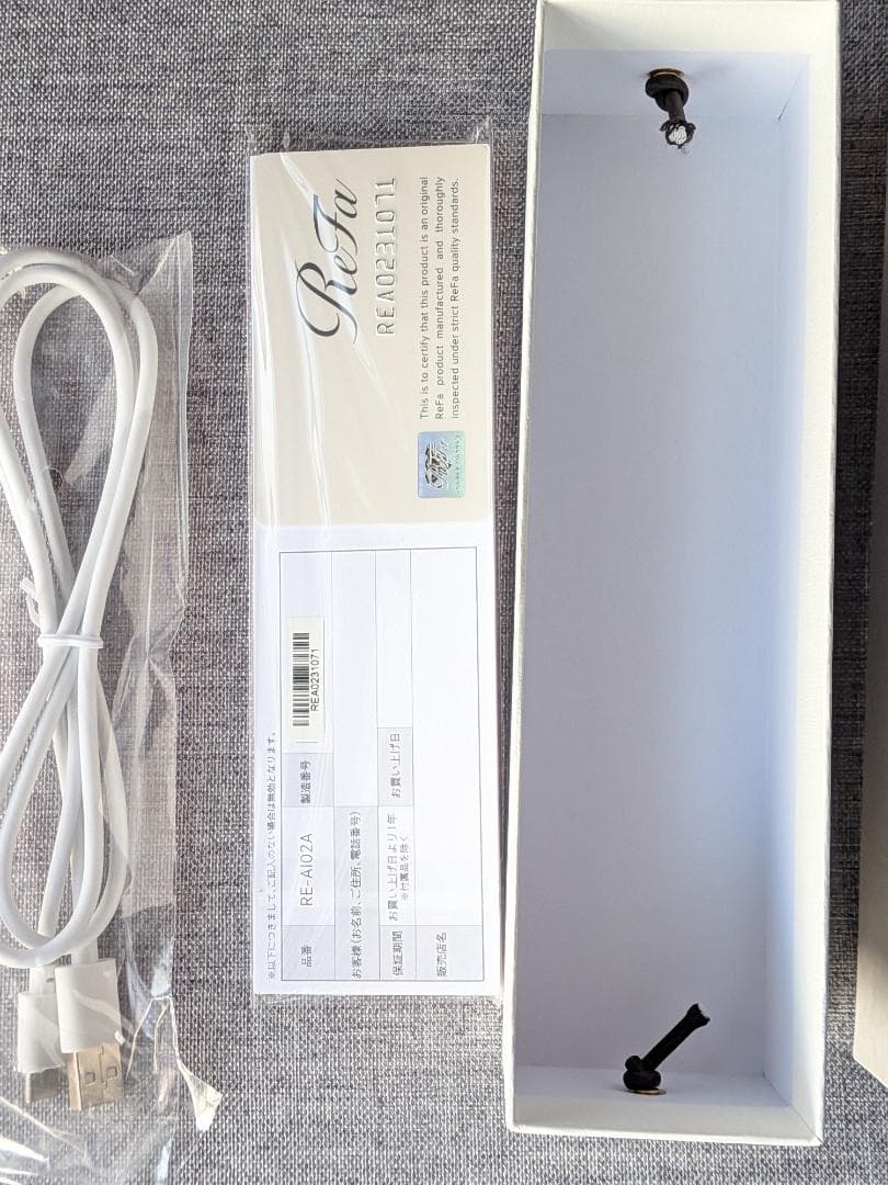 リファ フィンガーアイロン/ReFa FINGER IRON ホワイトST