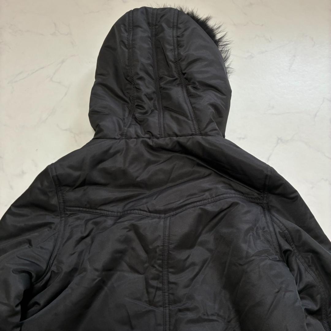 y2k CECIL McBEE ファー付中綿ブルゾン 平成ギャル M（B617）