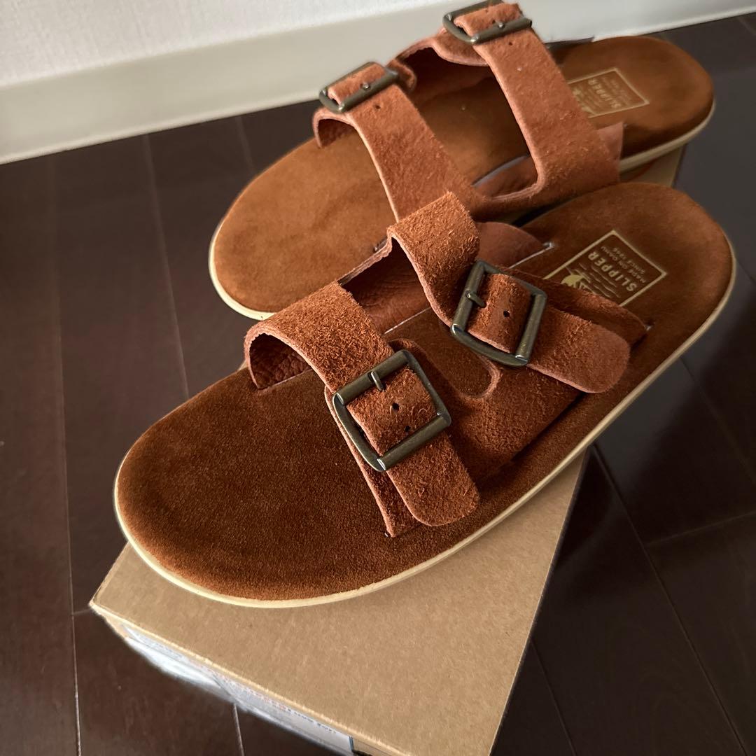 【新品UNITED ARROWS別注】 SLIPPER 本革スエード