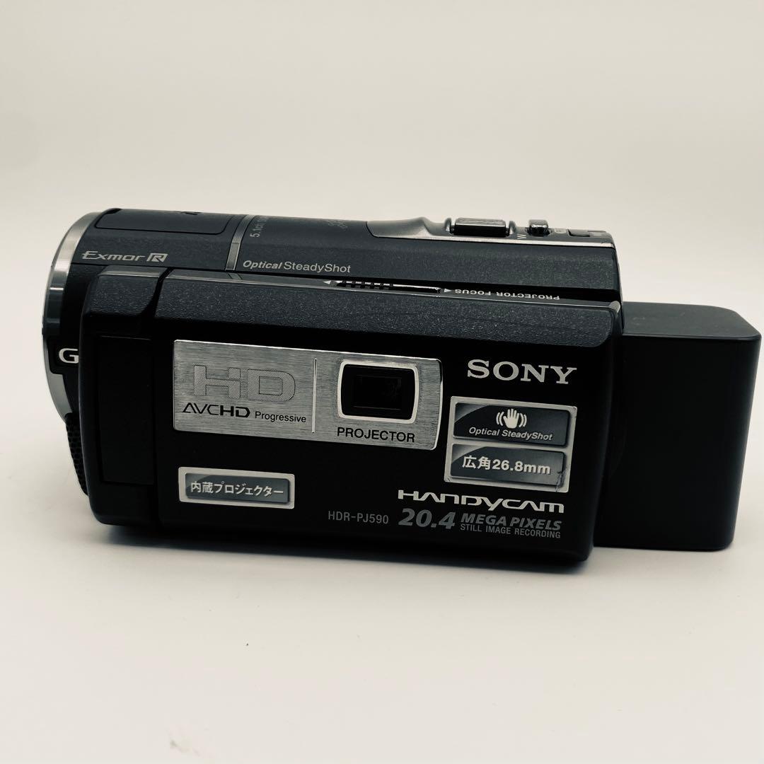 SONY HDR-PJ590V ビデオカメラ 本体　箱付き