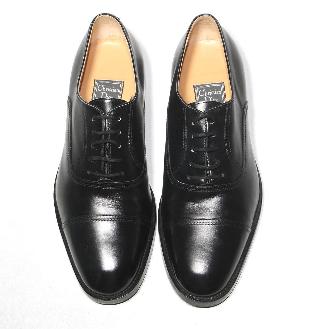 よ*し様 クリスチャンディオール 内羽根 ストレートチップ ブラック 5.5 未