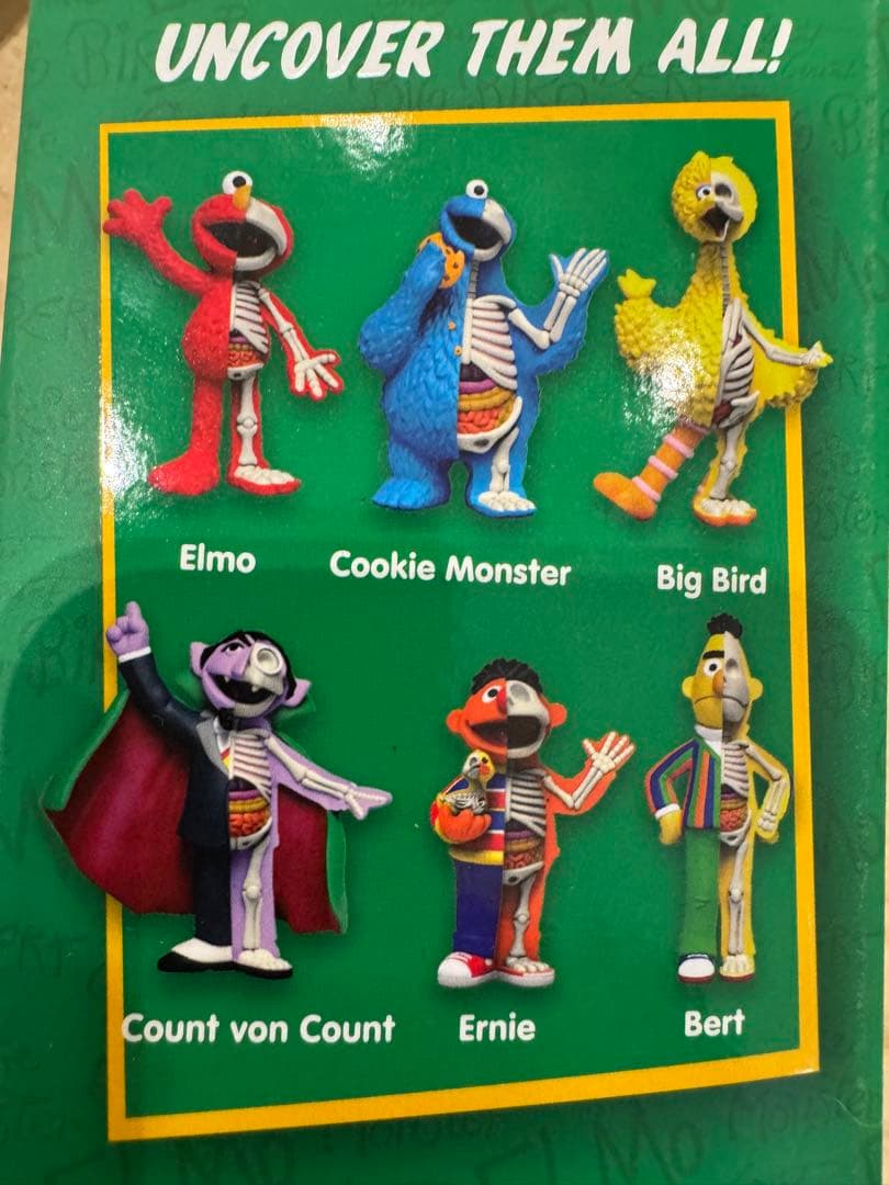 Mighty Jaxx Xxray セサミストリート　4体セット