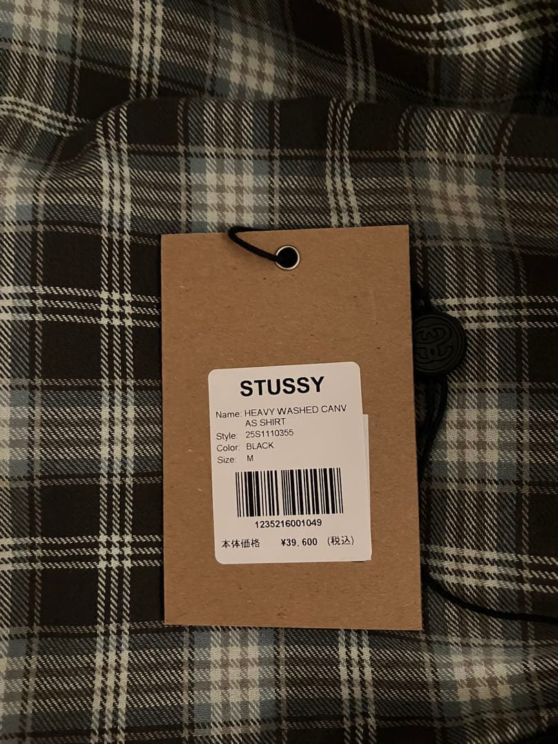 ジャケット・アウター stussy HEAVY WASHED CANVAS SHIRT