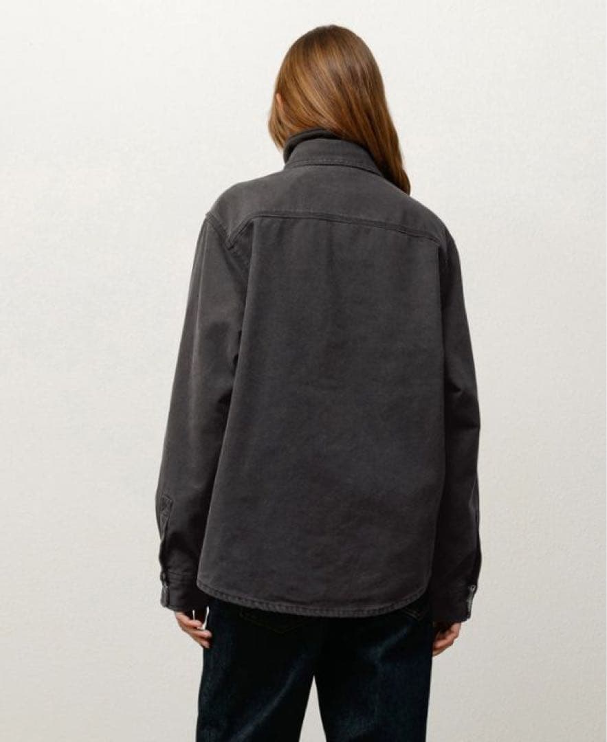 ジャケット・アウター stussy HEAVY WASHED CANVAS SHIRT