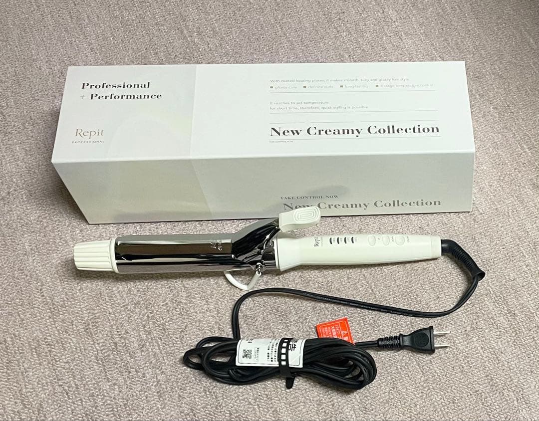 クレイツ Repit スクエアバー 36mm カールヘアアイロン