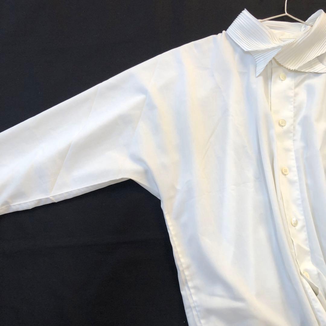 ISSEYMIYAKE 襟プリーツ長袖シャツ