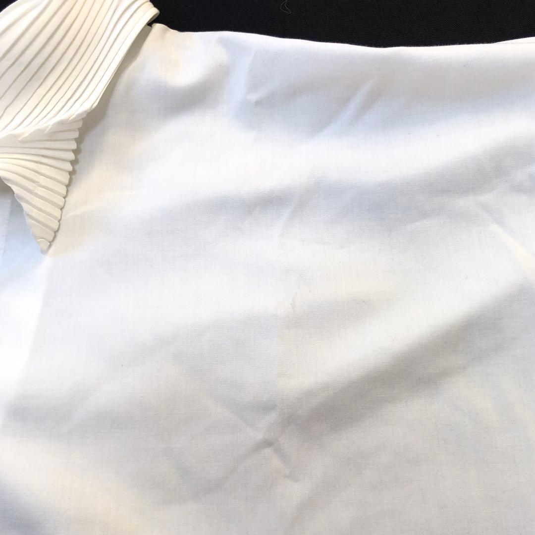 ISSEYMIYAKE 襟プリーツ長袖シャツ