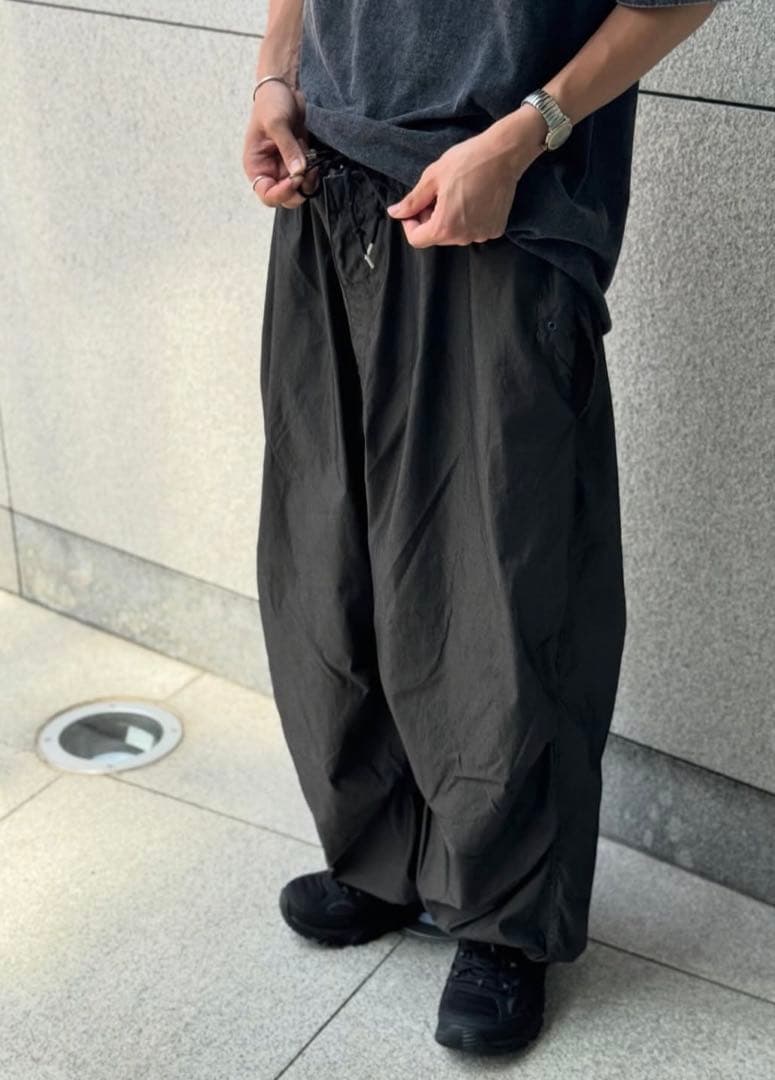 【デッドストック】89年製 スノーカモパンツ 後染めブラック M-R