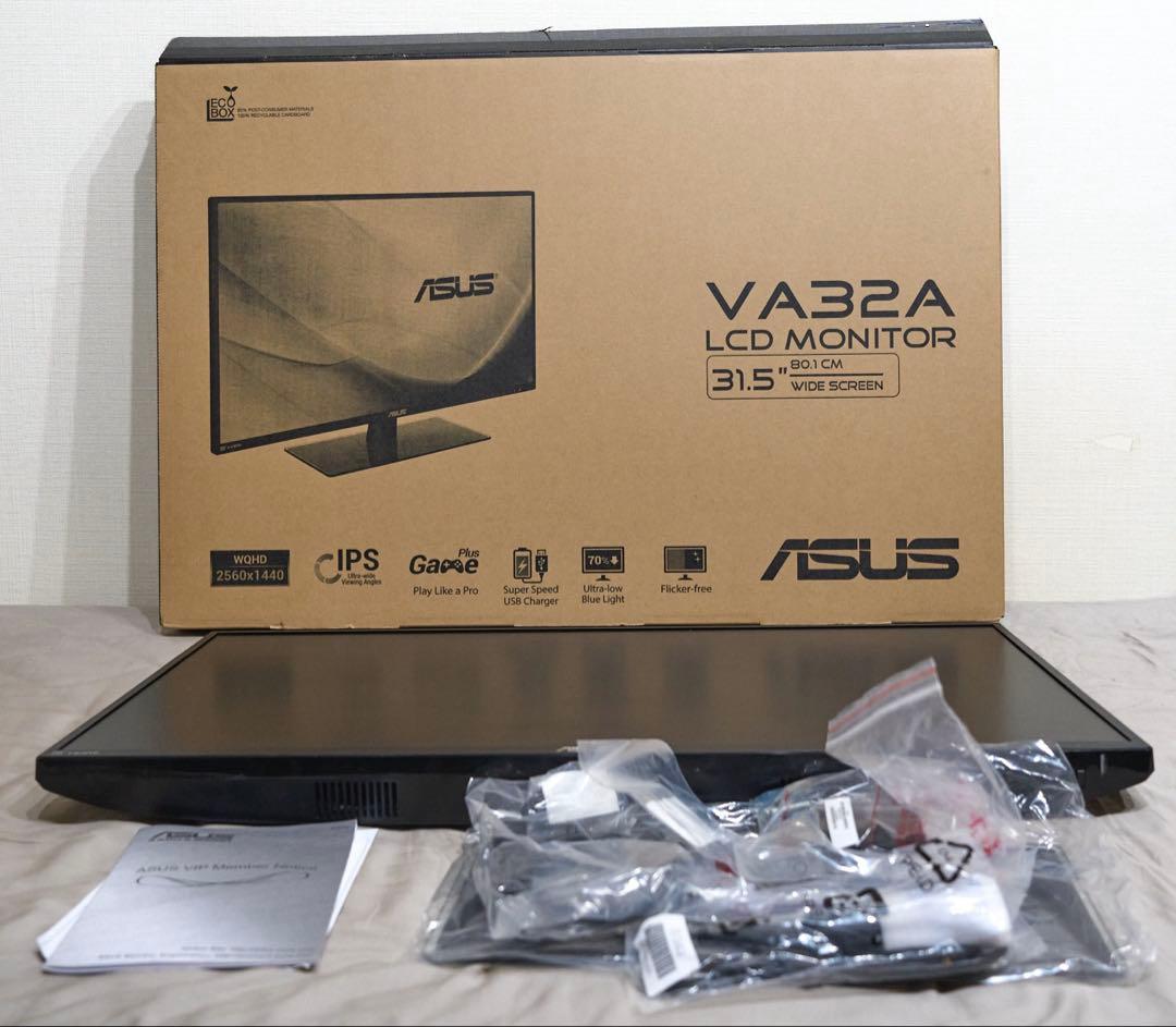ASUS VA32AQ 31.5インチ ディスプレイ WQHD
