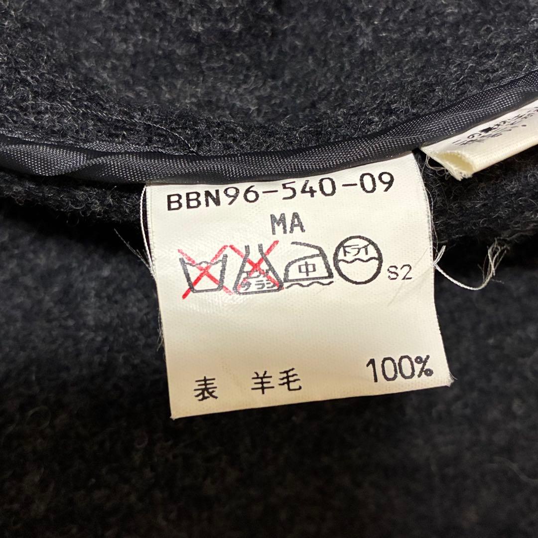 【美品】✨ バーバリー ムーアブルック ヘリンボーン ダッフルコート　L相当