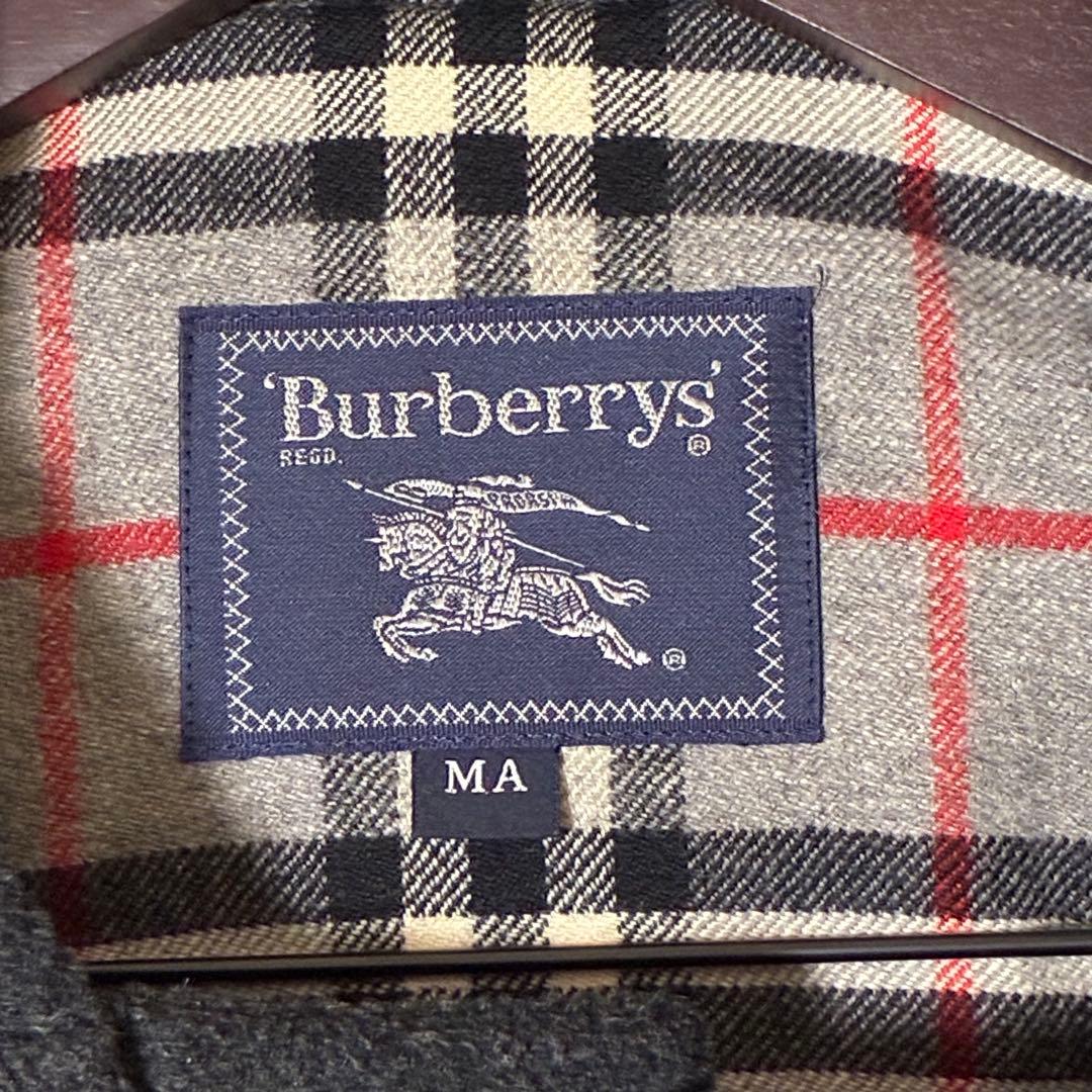 【美品】✨ バーバリー ムーアブルック ヘリンボーン ダッフルコート　L相当