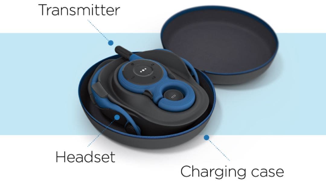 ほぼ新品★水中で音楽が聴けるZygo防水骨伝導ワイヤレスヘッドホン1-8