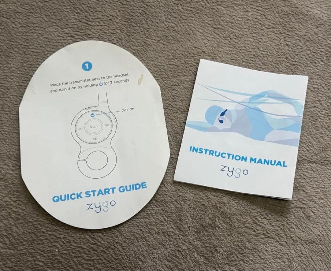 ほぼ新品★水中で音楽が聴けるZygo防水骨伝導ワイヤレスヘッドホン1-8