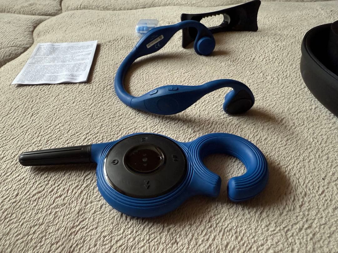 ほぼ新品★水中で音楽が聴けるZygo防水骨伝導ワイヤレスヘッドホン1-8