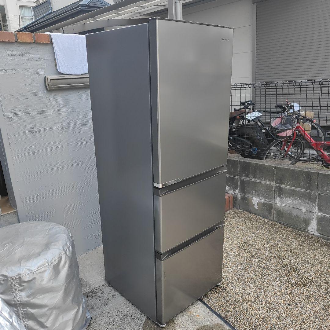 【理沙】Hisense 3ドア 360L冷蔵庫 HR-D3601S