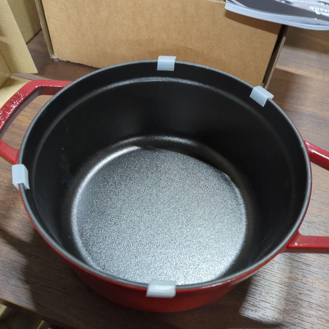 staub ストウブ ピコ ココット ラウンド チェリー 22cm 鍋 IH対応