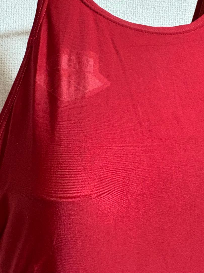 p*k様 希少 arena 競泳水着 M 超光沢 ハイカット 極薄 ワインレッド