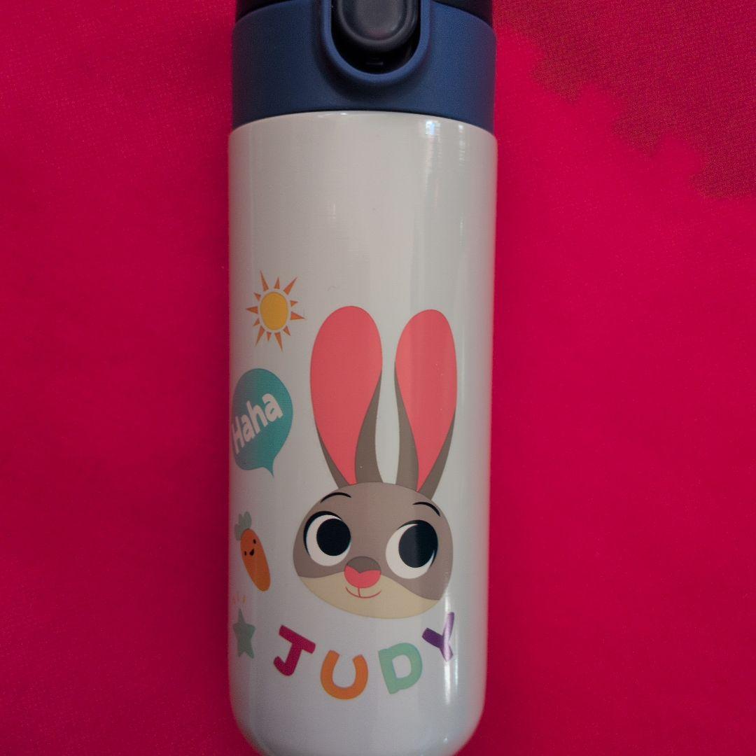 上海ディズニーランド ズートピア ジュディぬいぐるみカバー付き水筒