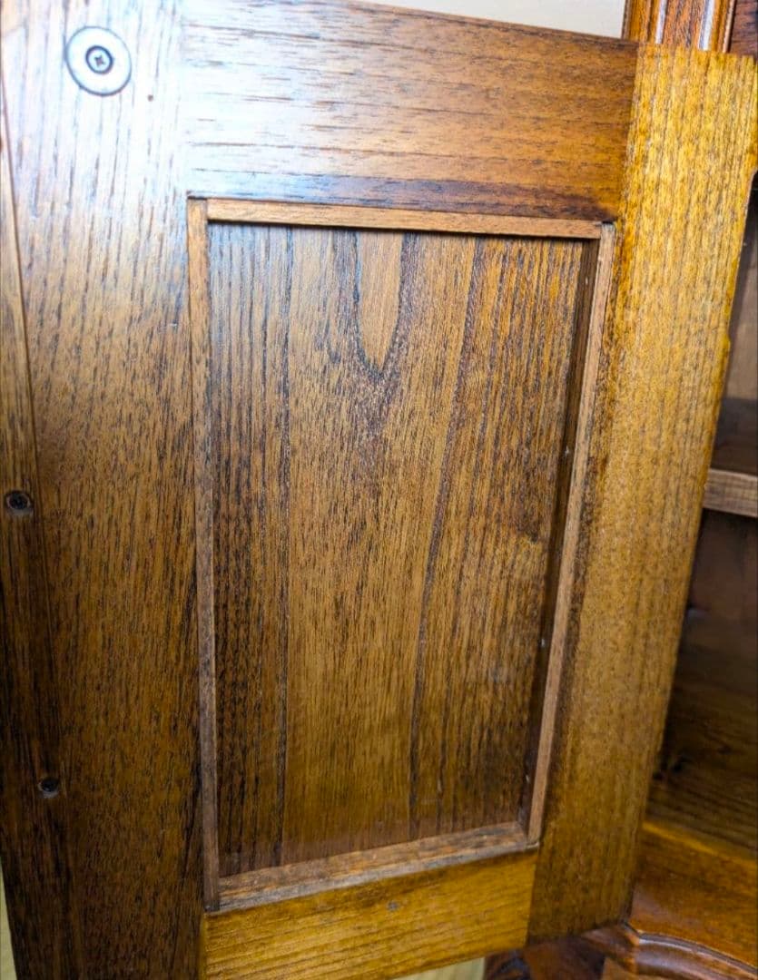 猫脚 扉 引き出し 木製 アンティーク 家具 キャビネット