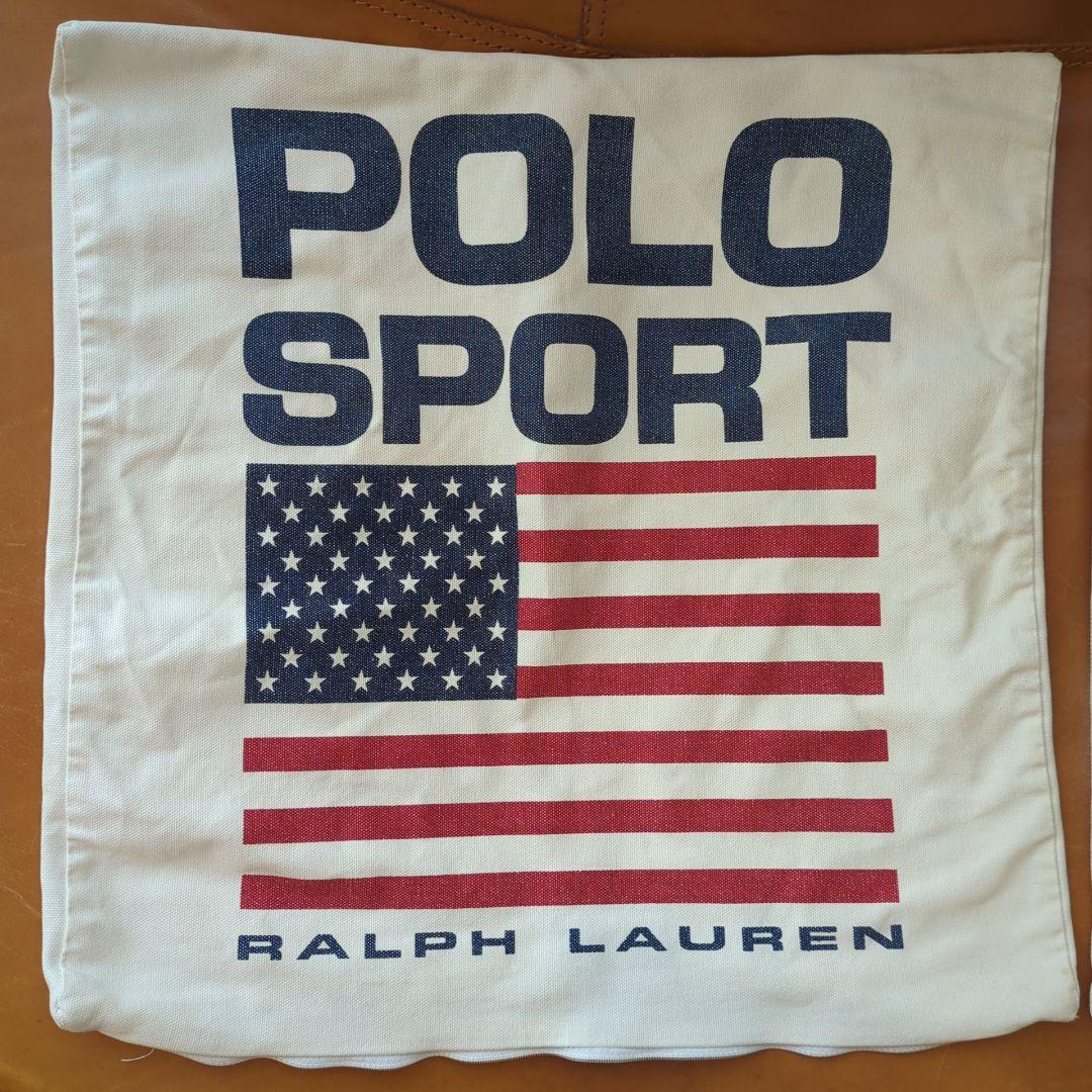 レア！POLO SPORTS クッションカバー 2枚 日本製 ポロラルフローレン