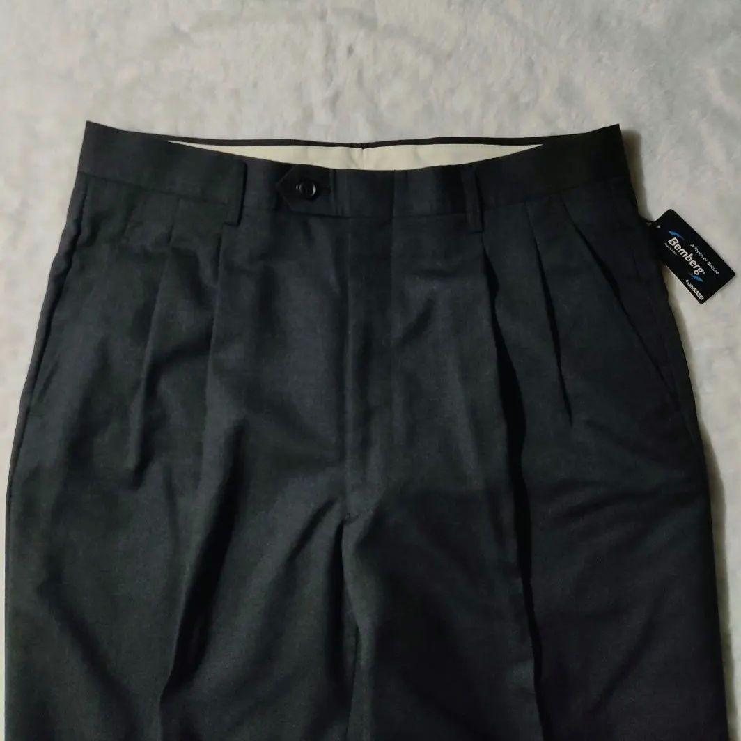 【美品タグ付き】BELLUMORE ダブル スーツ セットアップ 黒